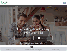 Tablet Screenshot of loop11.com